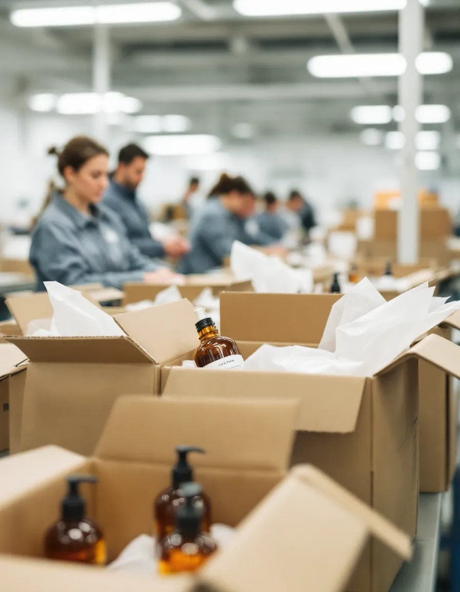 Drop-ship fulfillment for online beauty stores